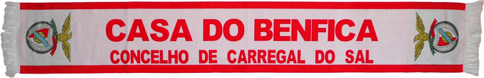 Cachecol Cachecis Casa do Benfica no Carregal do Sal