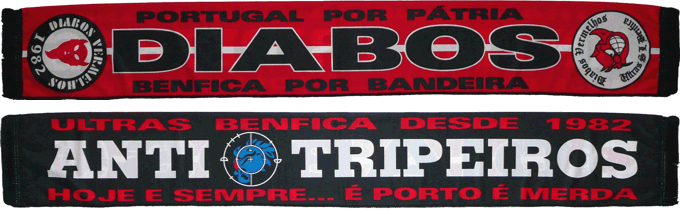 Cachecol Cachecis Benfica Diabos Vermelhos Anti Tripeiros