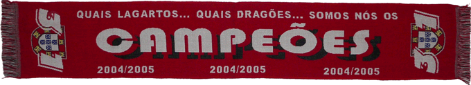 Cachecol Cachecis Benfica Campees 2004-2005