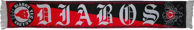 Cachecol Cachecis Benfica Estampado Diabos Vermelhos