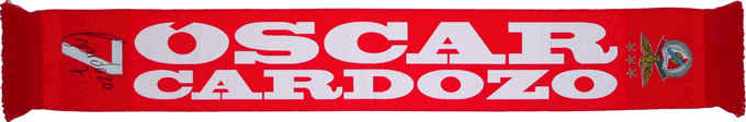 Cachecol Cachecis Benfica 7 Oscar Cardozo