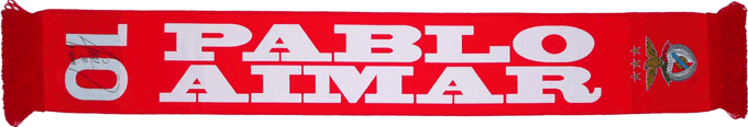 Cachecol Cachecis Benfica 10 Pablo Aimar