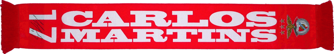 Cachecol Cachecis Benfica 17 Carlos Martins