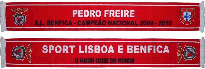 Cachecol SL Benfica O Glorioso