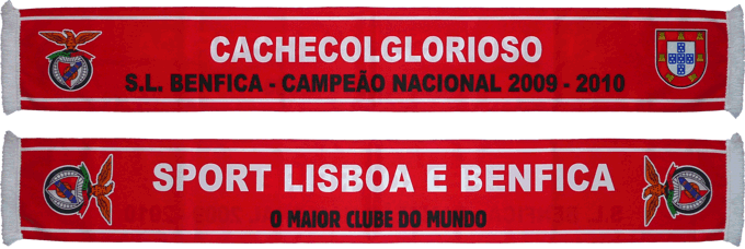 Cachecol SL Benfica O Glorioso