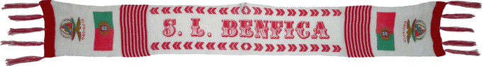 Cachecol SL Benfica Glorioso Bandeira
