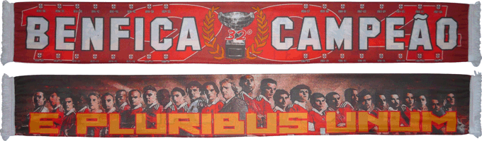 Cachecol Benfica Campeo E Pluribus Unum