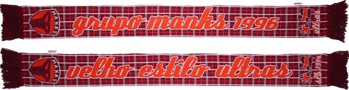 Cachecol Grupo Manks 1996 Velho Estilo Ultras