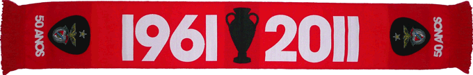 Cachecol Benfica 1961-2011 50 Anos