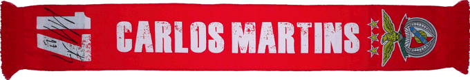Cachecol Benfica 17 Carlos Martins