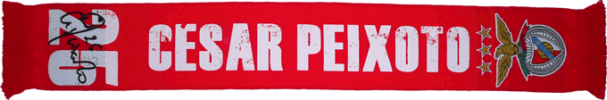 Cachecol Benfica 25 Csar Peixoto