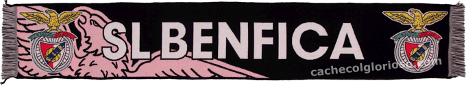 Cachecol SL Benfica guia Rosa