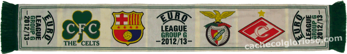 Cachecol Benfica Liga Campees Grupo G 2012-13