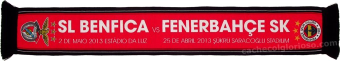 cachecol benfica fenerbahce liga europa 2012-13