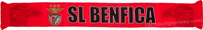 cachecol sl benfica aguia nas pontas