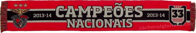 cachecol benfica campeoes nacionais 2013-14 33