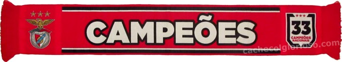 cachecol benfica campeoes 33