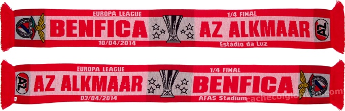 cachecol benfica az alkmaar liga europa 2013-14