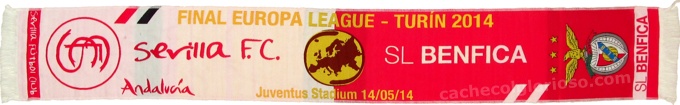 cachecol benfica sevilla liga europa final 2013-14