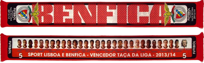 cachecol benfica vencedor taca da liga 2013-14 5