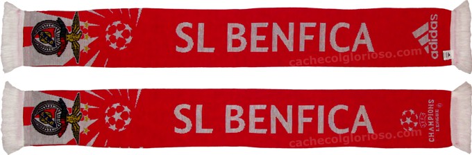 cachecol benfica adidas liga campeoes 2014-15