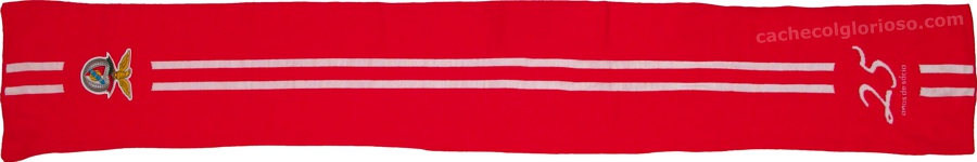 cachecol sport lisboa e benfica 111 anos vermelho