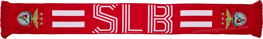 cachecol benfica slb riscas vermelho oficial 2024-25 lj08815