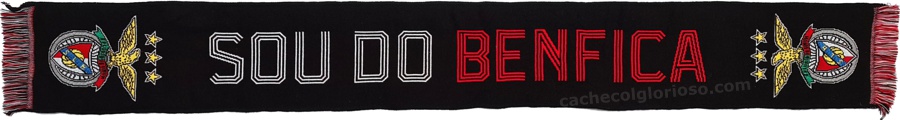 cachecol sou do benfica preto lj08869