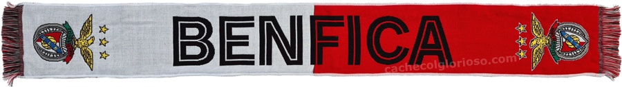 cachecol benfica branco vermelho lj08873