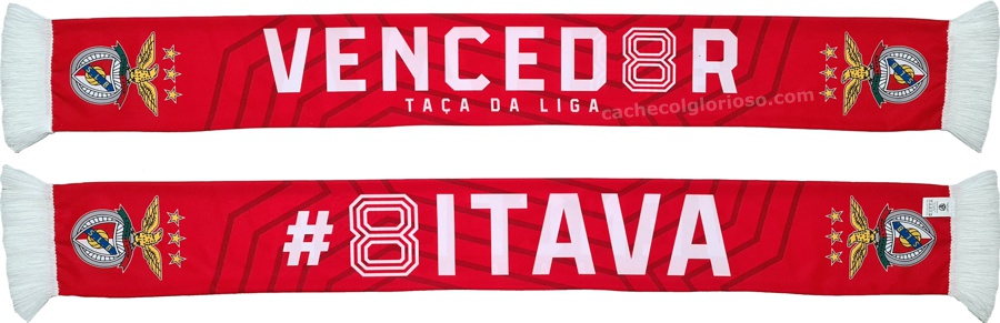 cachecol benfica vencedor taca liga 2024-25 oitava lj02390