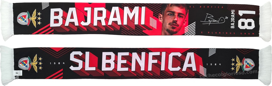 cachecol benfica atletas 2024-25 bajrami 81 lj09146