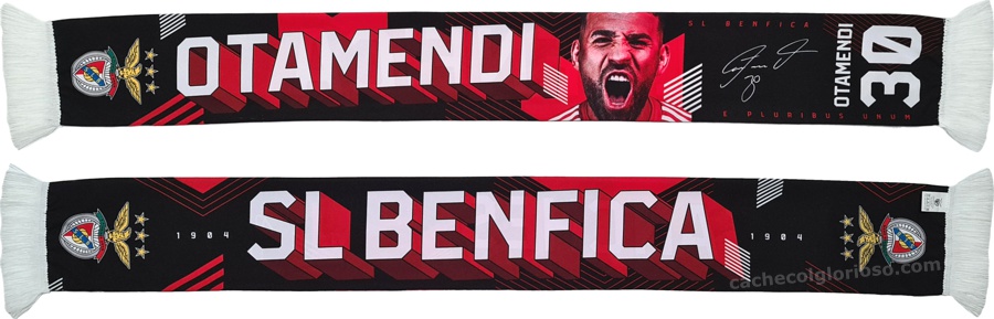 cachecol benfica atletas 2024-25 otamendi 30 lj09139