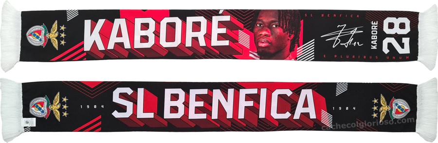 cachecol benfica atletas 2024-25 kabore 28 lj09138