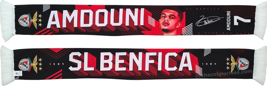 cachecol benfica atletas 2024-25 amdouni 7 lj09127