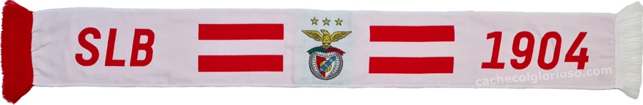 cachecol benfica slb branco oficial 2024-25 lj08846
