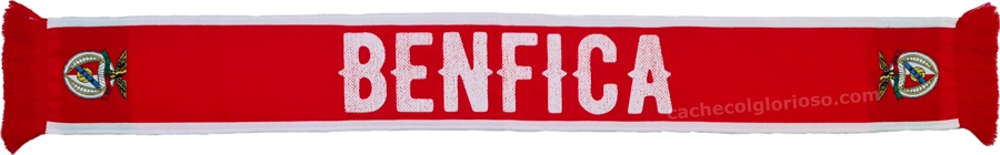 cachecol benfica retro vermelho oficial 2024-25 lj08832