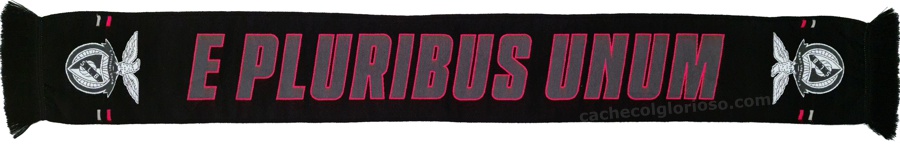 cachecol benfica e pluribus unum preto oficial 2024-25 lj08828