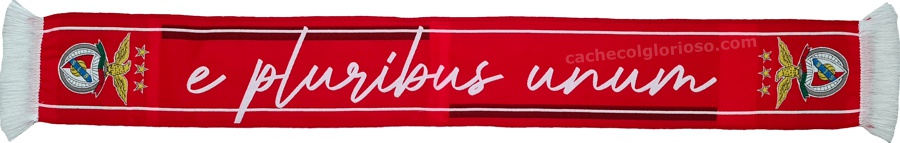 cachecol benfica e pluribus unum vermelho oficial 2024-25 lj08843