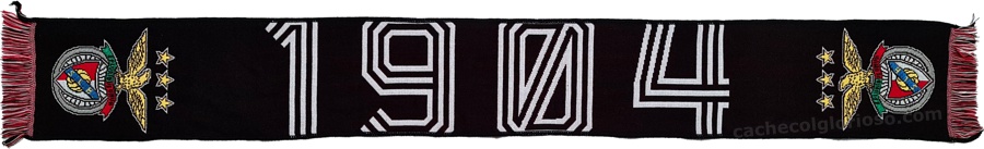cachecol benfica 1904 preto oficial 2024-25 lj08868
