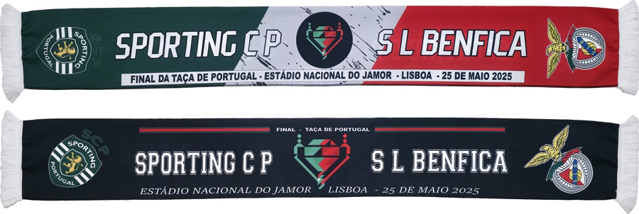 cachecol benfica sporting taca portugal 2024-25