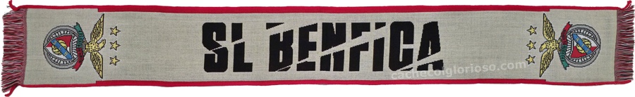 cachecol sl benfica beje riscado oficial 2025-26 lj09564