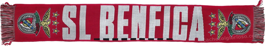 cachecol sl benfica vermelho oficial 2025-26 lj09558