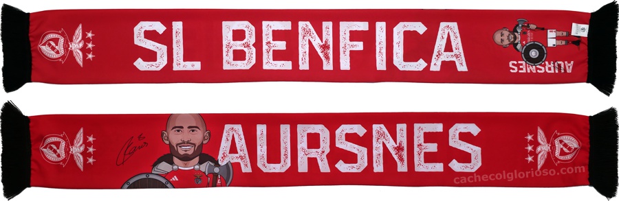 cachecol benfica atletas 2025-26 aursnes lj09128