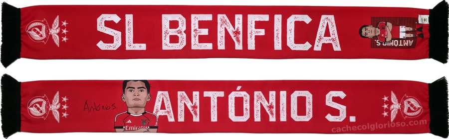 cachecol benfica atletas 2025-26 antonio silva lj09125