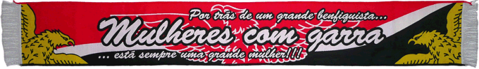 Cachecol Cachecis Benfica Mulheres Garra