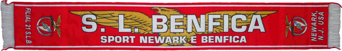 Cachecol Cachecis Casa Benfica Newark