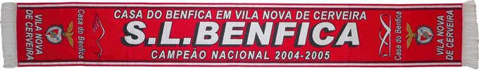 Cachecol Cachecis Casa Benfica Vila Nova de Cerveira