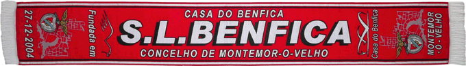 Cachecol Cachecis Casa do Benfica de Montemor-o-Velho