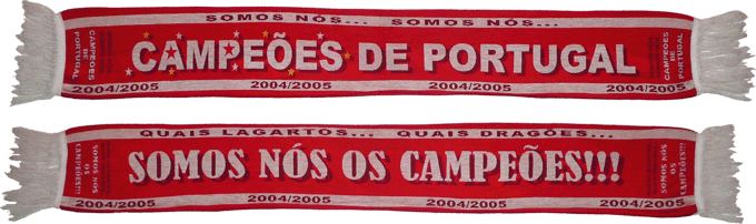 Cachecol Cachecis Benfica Campees 2004/2005