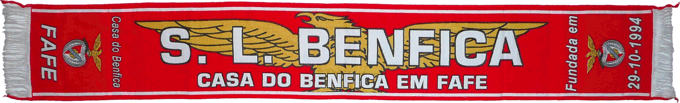 Cachecol Cachecis Casa do Benfica em Fafe
